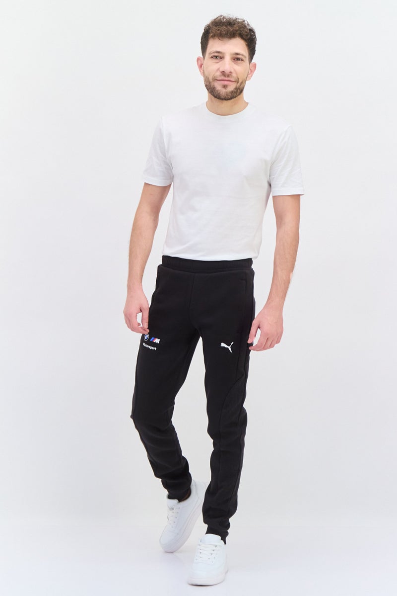 PUMA بنطلون رياضي للرجال من بومّا x بي إم دبليو للسباقات، أسود - Image 2